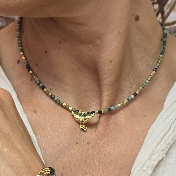 שרשרת מסע הנפש טורקיז