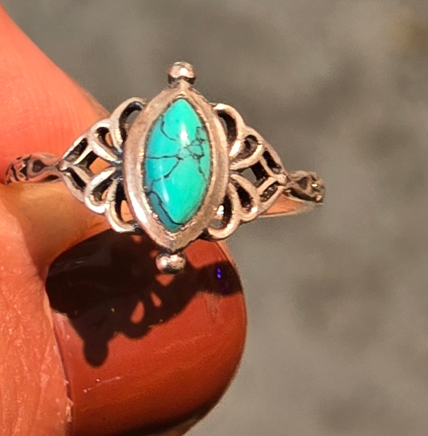 טבעת מרקיזה כסף 925