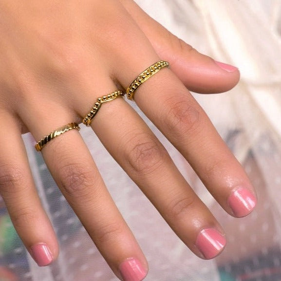 טבעת כתר זהב 14 קראט