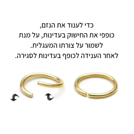 נזם חישוק פלורה
