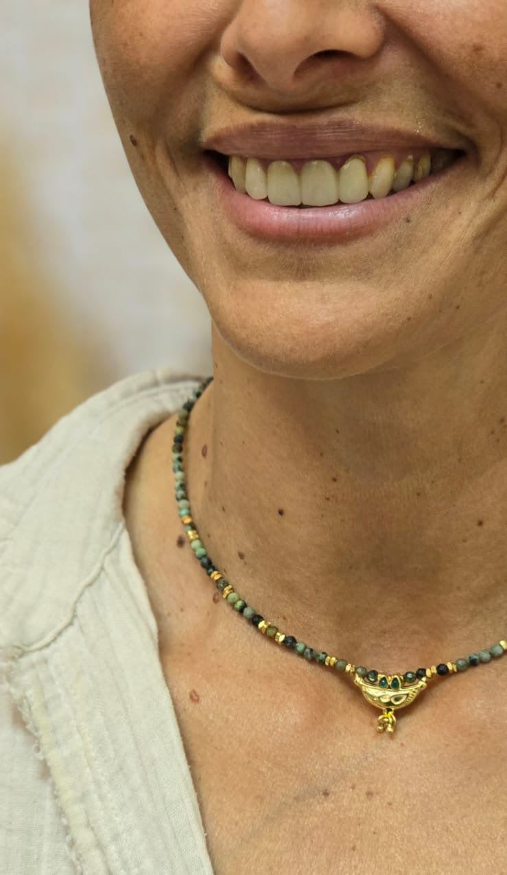 שרשרת מסע הנפש טורקיז