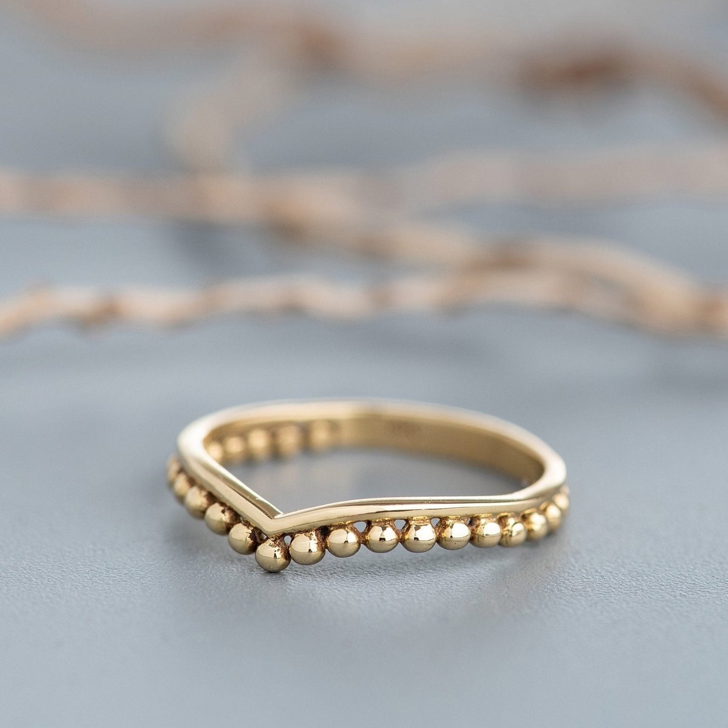 סט טבעות כתר וגיטה זהב 14 קראט