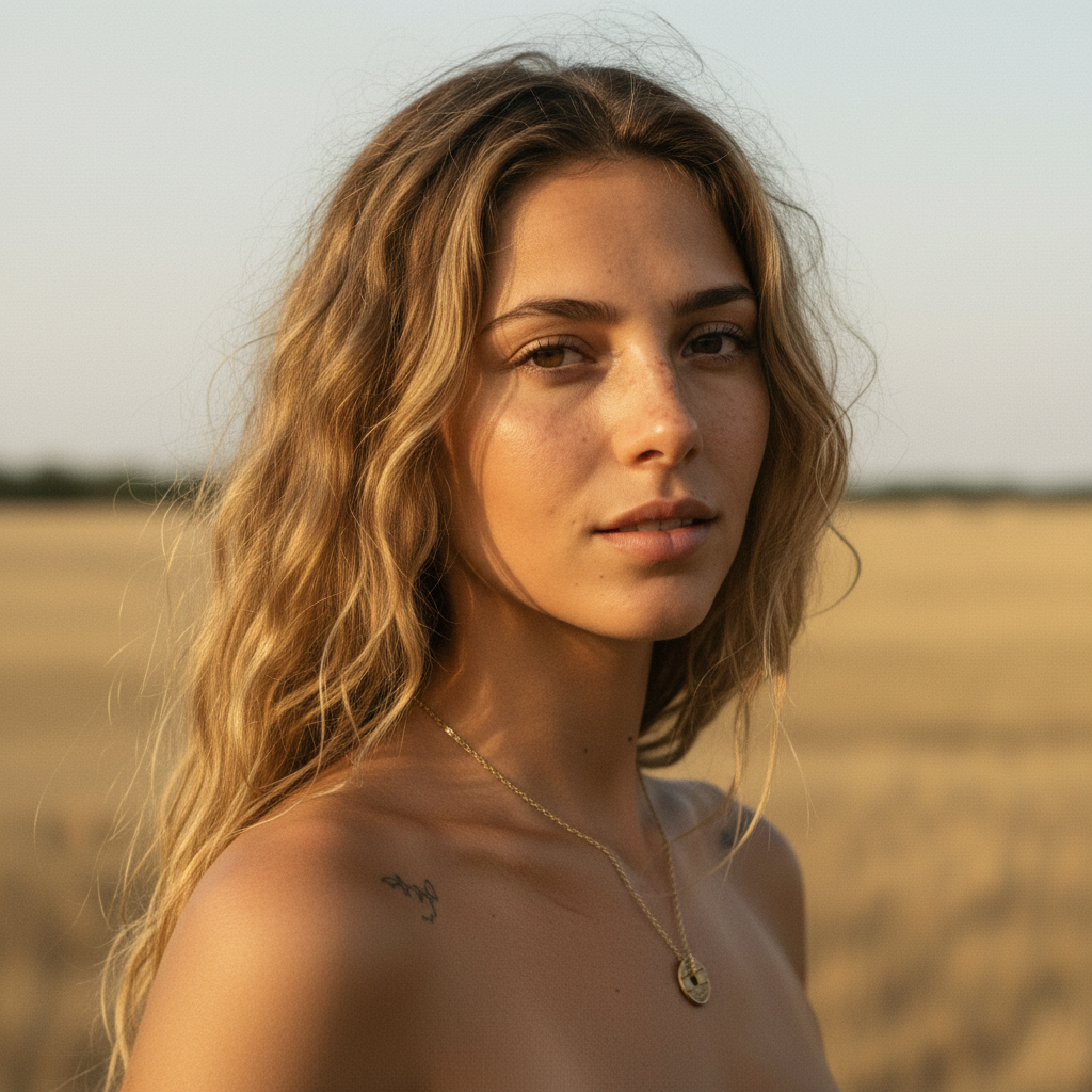 שרשרת אסימון מוזהבת