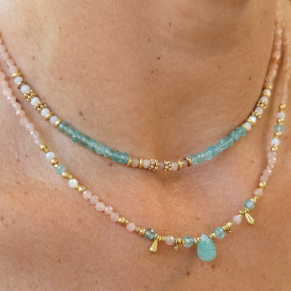 סט שרשראות "נשימה של ים"