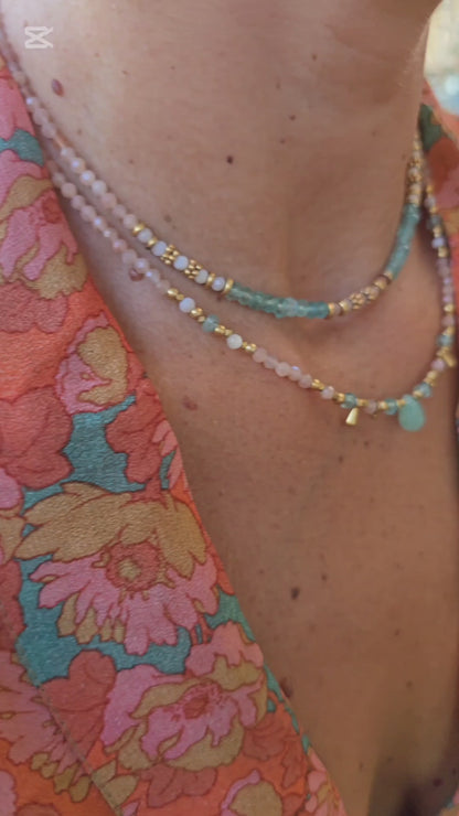 סט שרשראות "נשימה של ים"