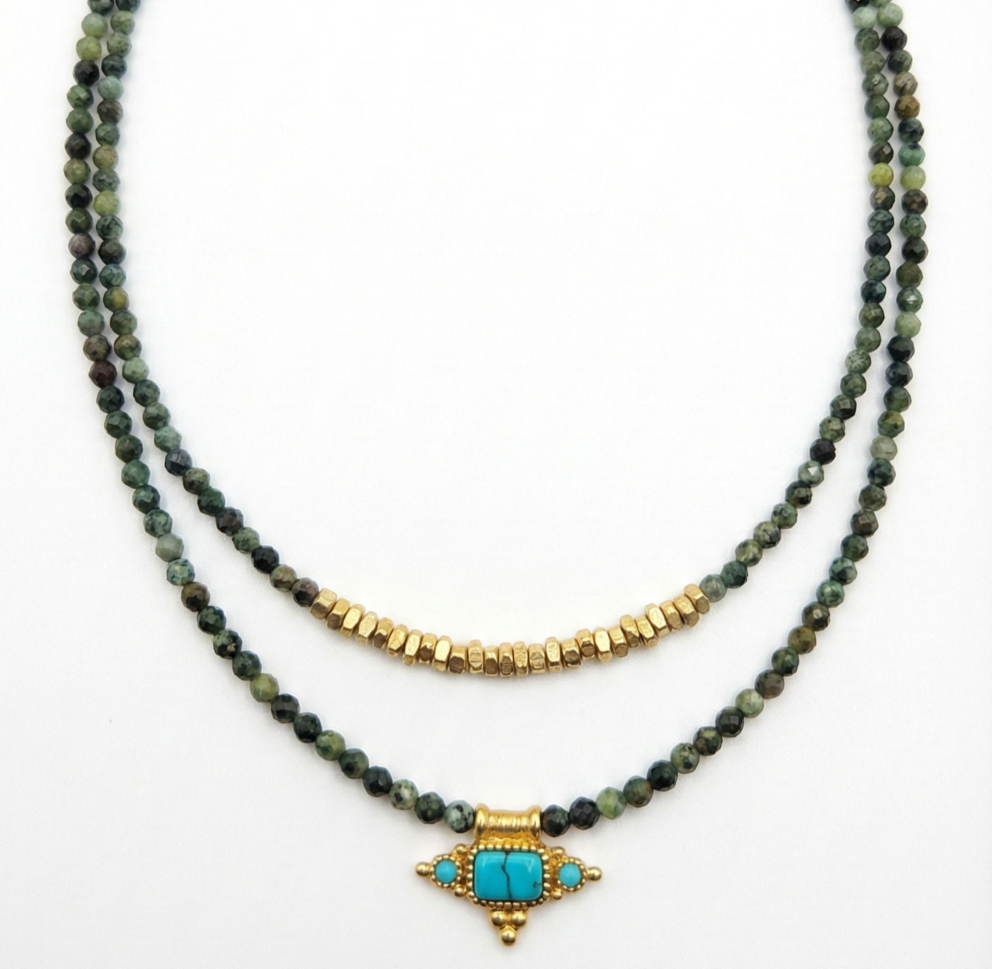 סט שרשראות כוכב טורקיז